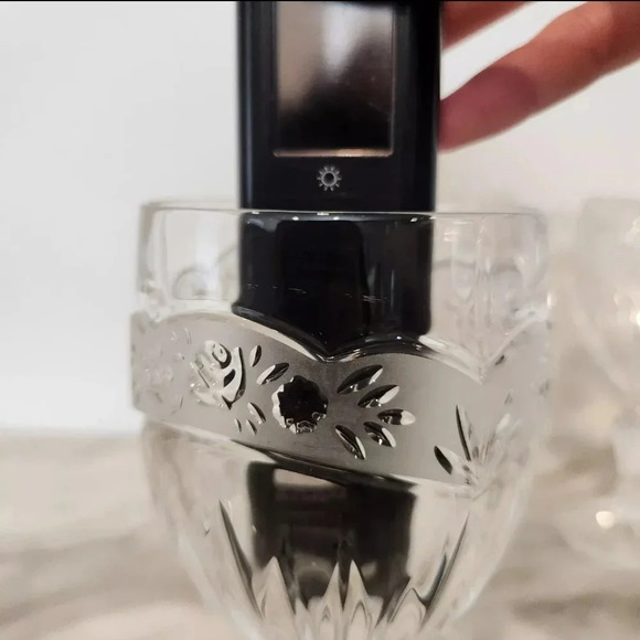 Vintage Set of 4 Oneida Southern Garden Wine/Water Glass - Picture 12 of 12